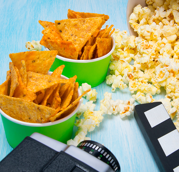 Maratón de películas: snacks geniales para incluir | Food for Joy