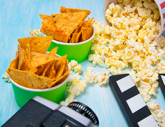 Maratón de películas: snacks geniales para incluir | Food for Joy